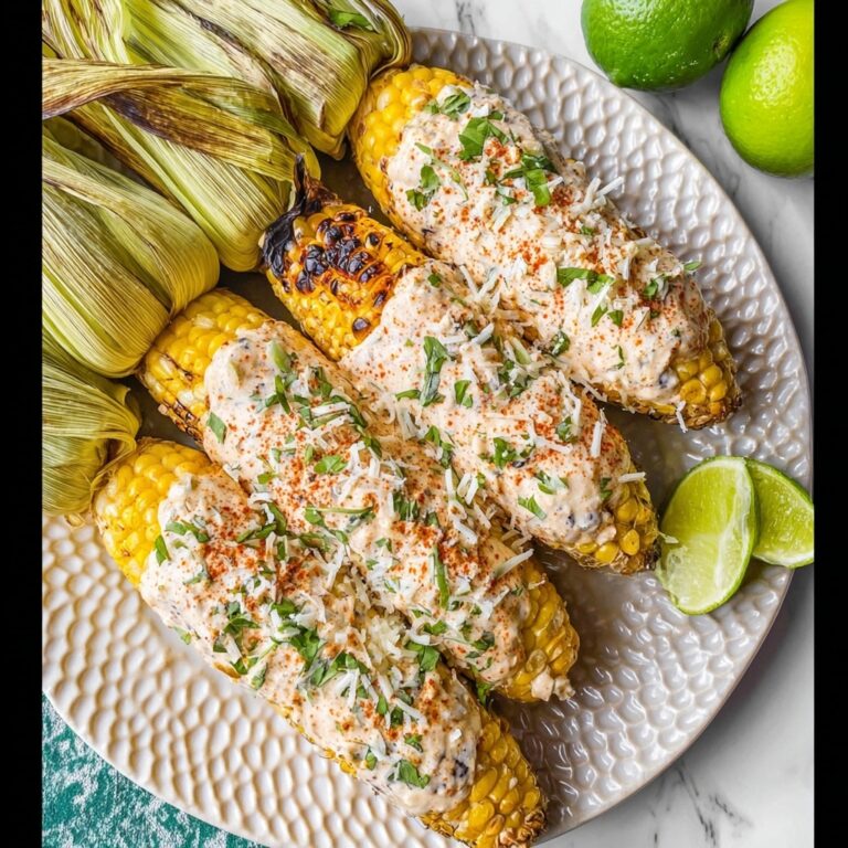 Mexican Grilled Corn on the Cob with Toppings Recipe