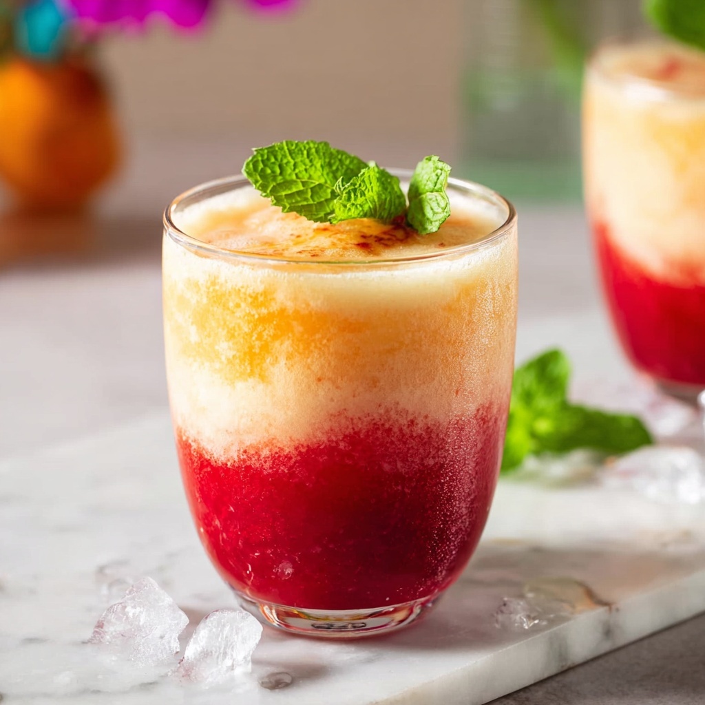 Raspberry Mango Daiquiris Recipe - Recipe Image