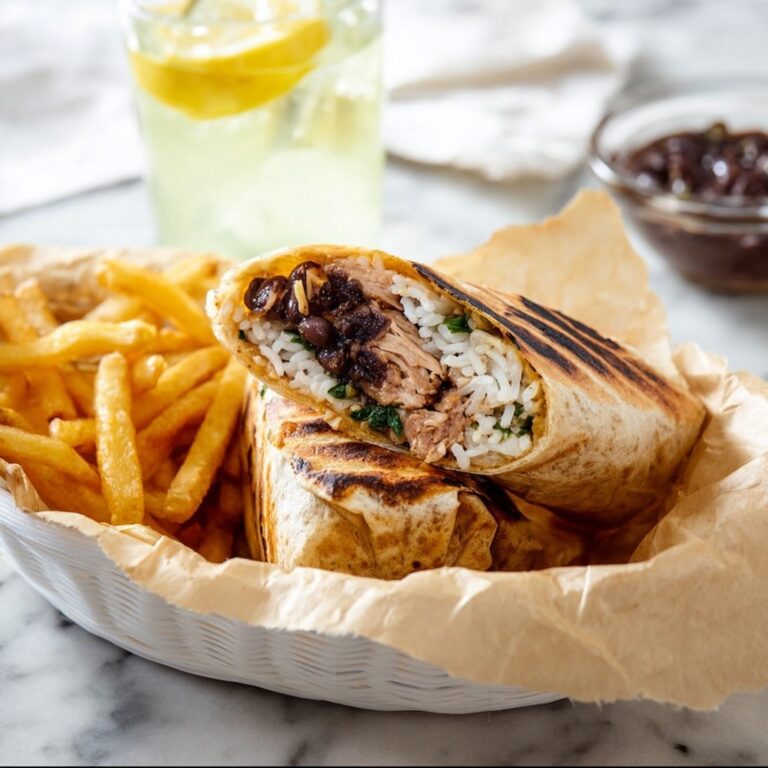 (HUGE) Grilled BBQ Brisket Pulled Beef Burritos Recipe