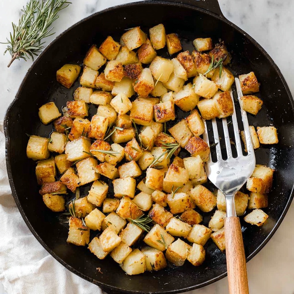 Crispy Garlic Herb Breakfast Potatoes Recipe - Recipe Image