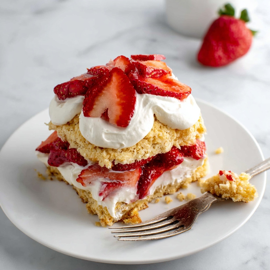 Strawberry Shortcake with Fresh Berries and Whipped Cream Recipe - Recipe Image