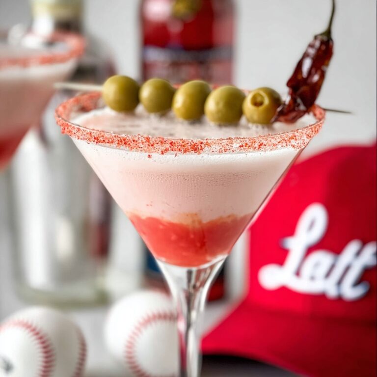 Dirty Redbird Martini (Cardinals Cocktail) Recipe