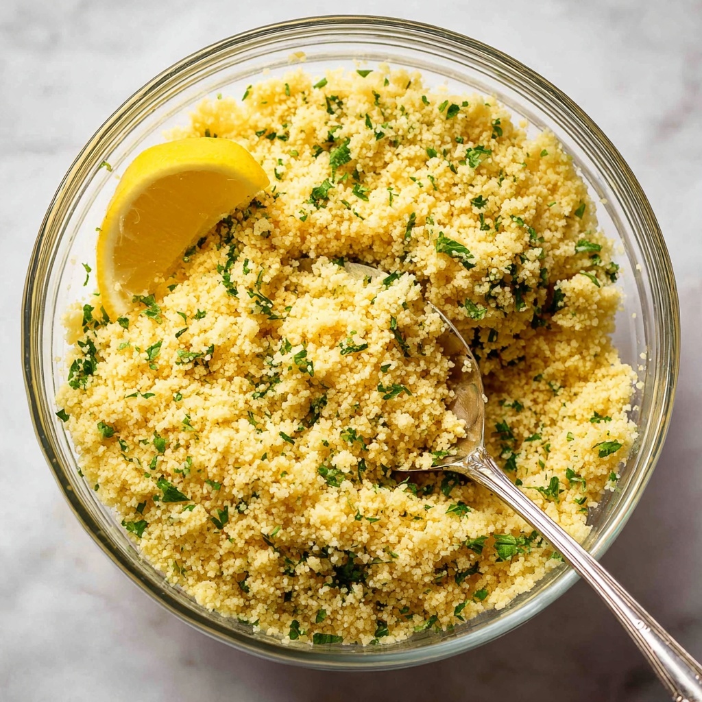 Couscous with Dried Apricots, Currants, Herbs, and Toasted Almonds Recipe - Recipe Image