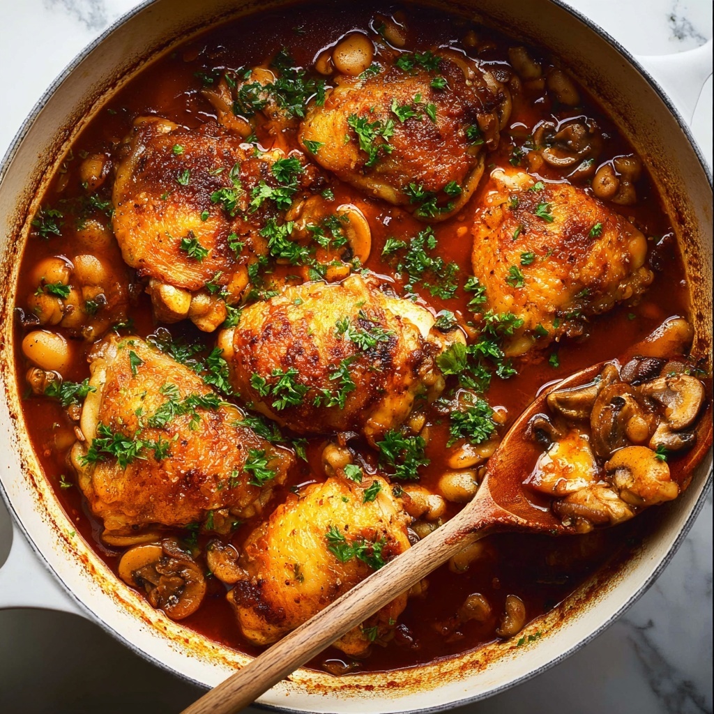 Chicken Tagine with Apricots, Chickpeas, and Spiced Tomato Sauce Recipe - Recipe Image