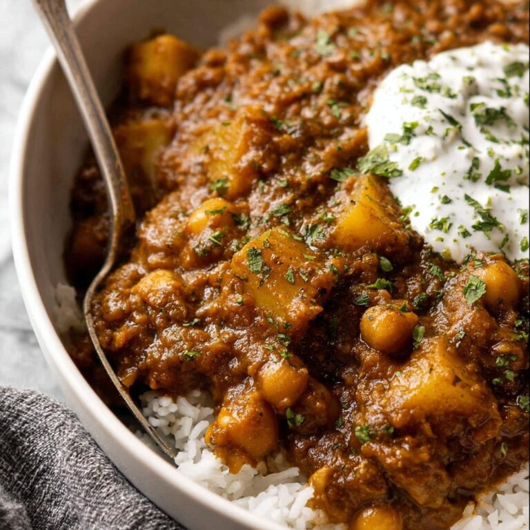 Easy Chickpea Curry with Potatoes Recipe