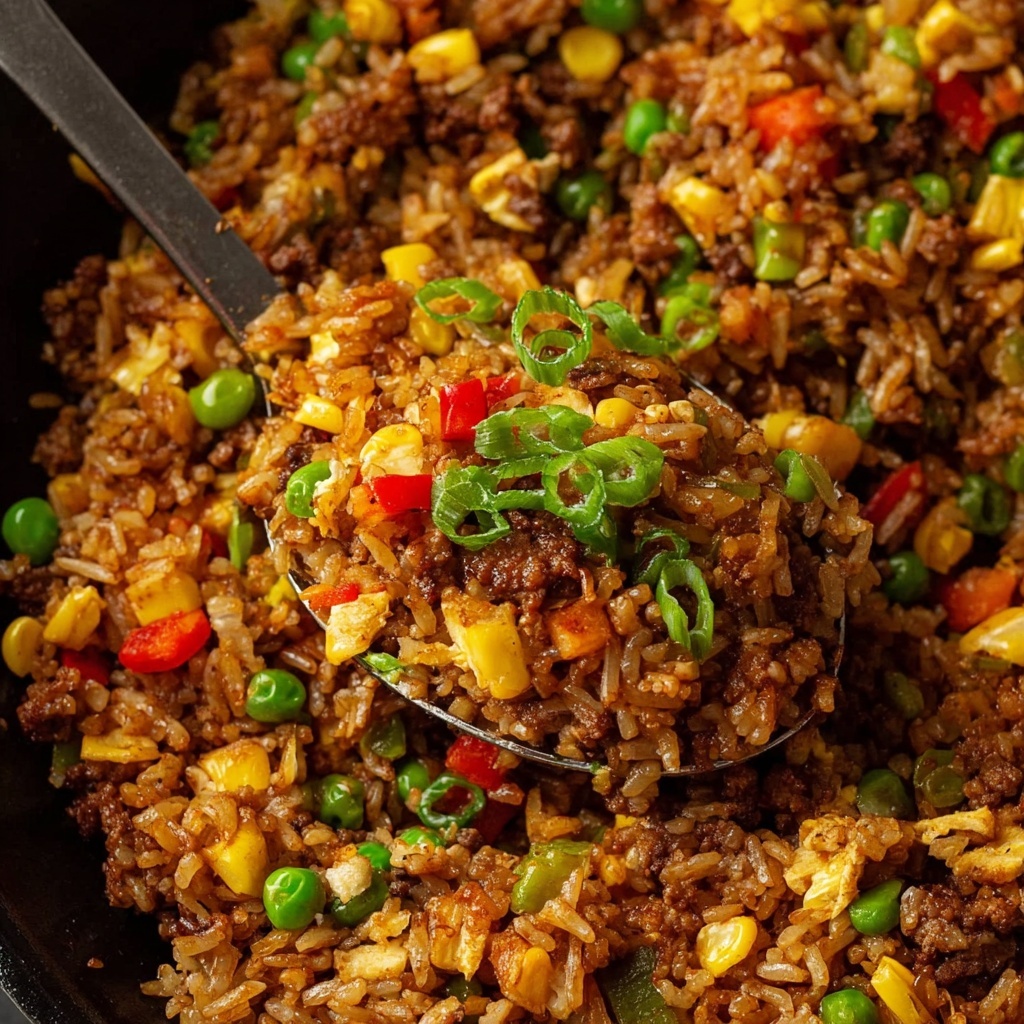 Beef Fried Rice Recipe - Recipe Image