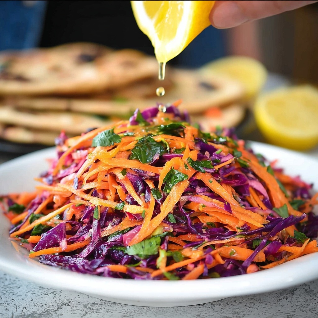 Shredded Red Cabbage, Carrot and Mint Salad Recipe - Recipe Image