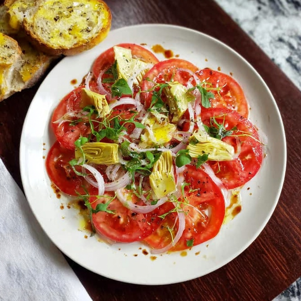 Tomato and Artichoke Salad with Capers Recipe - Recipe Image