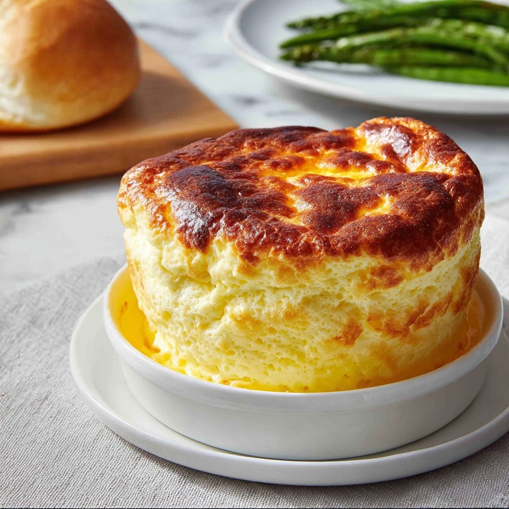 Twice Baked Make-Ahead Cheese Soufflé Recipe - Recipe Image