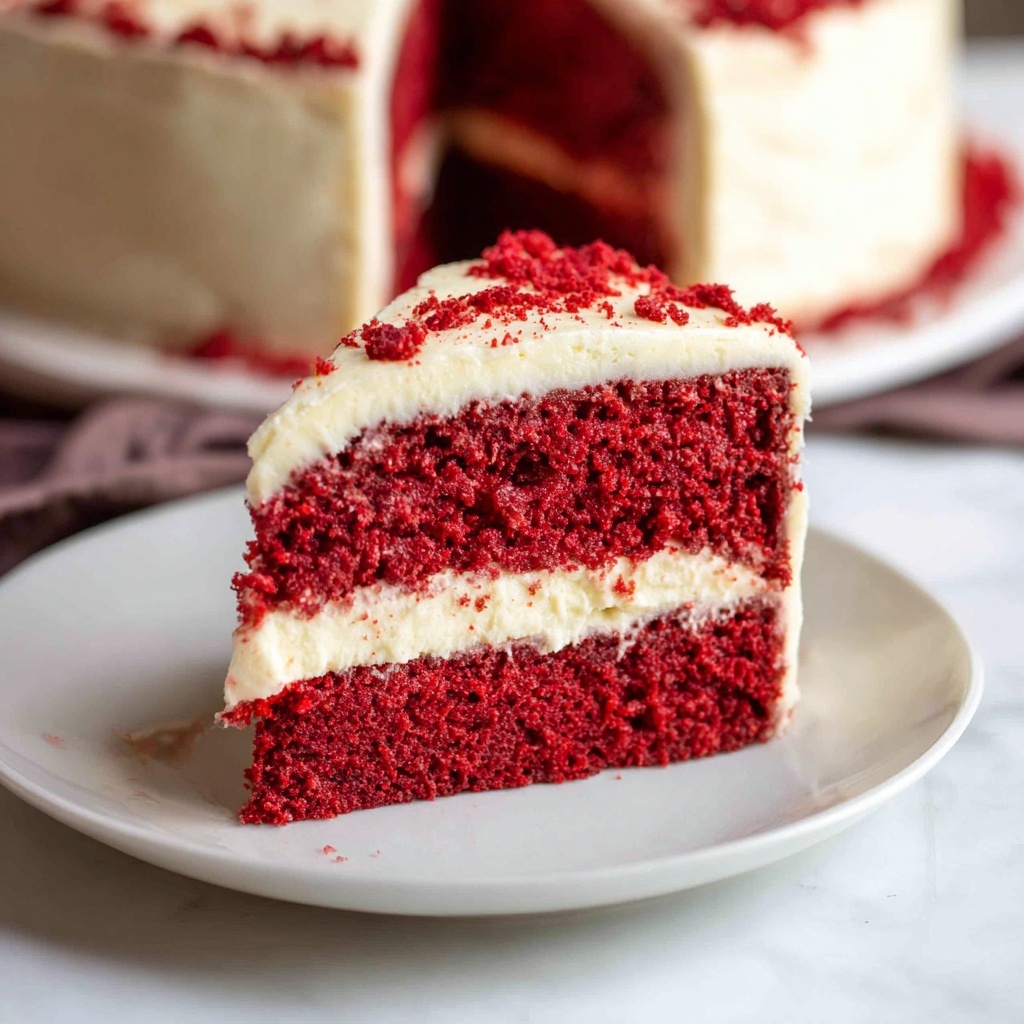 Red Velvet Cake with Cream Cheese Frosting Recipe - Recipe Image