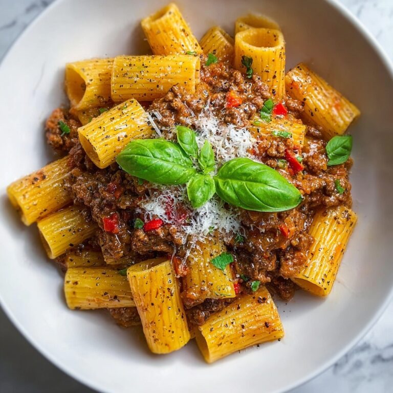 One Pot Spicy Italian Sausage Rigatoni Recipe