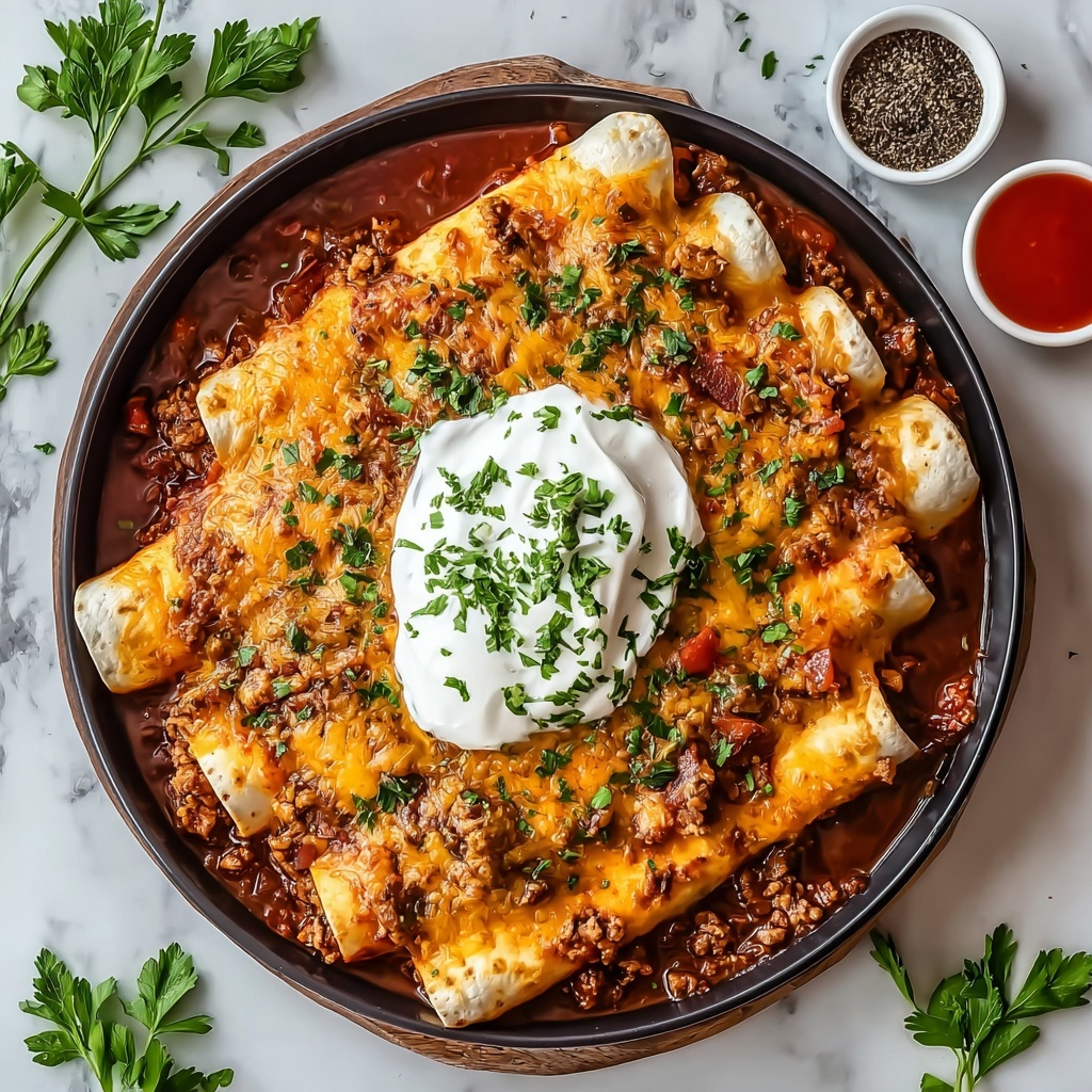 Cheesy Chicken Enchiladas Recipe - Recipe Image