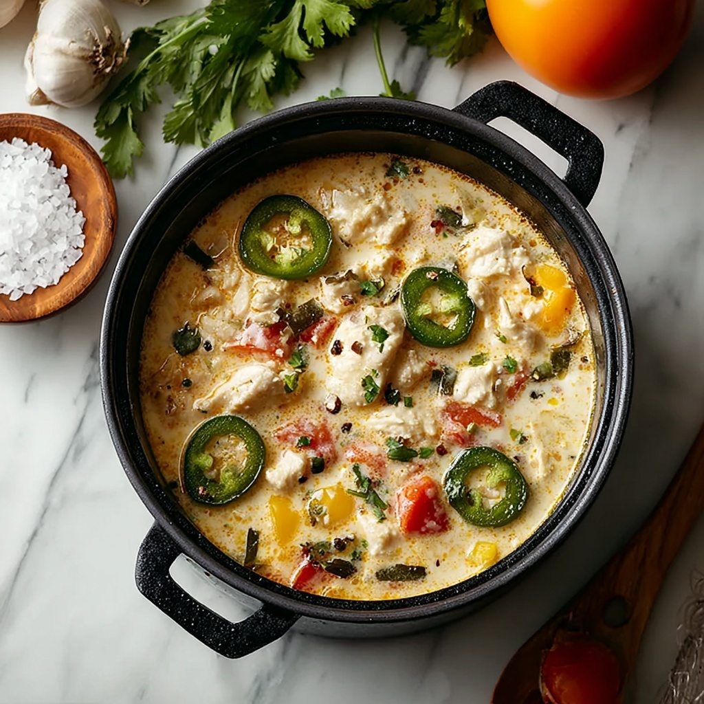 Jalapeño Popper Chicken Soup Recipe - Recipe Image