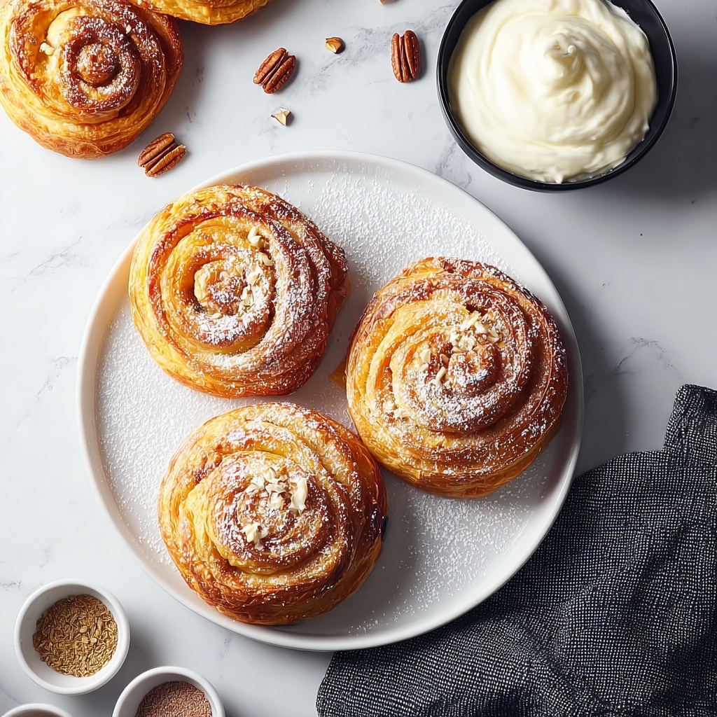 Delicious Cinnamon Swirl Cruffins Recipe - Recipe Image