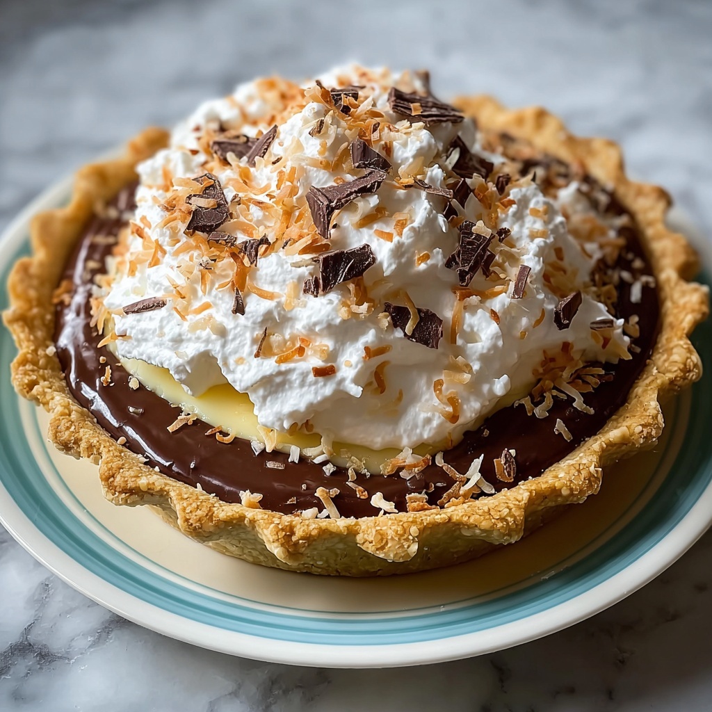 German Chocolate Pie Recipe - Recipe Image