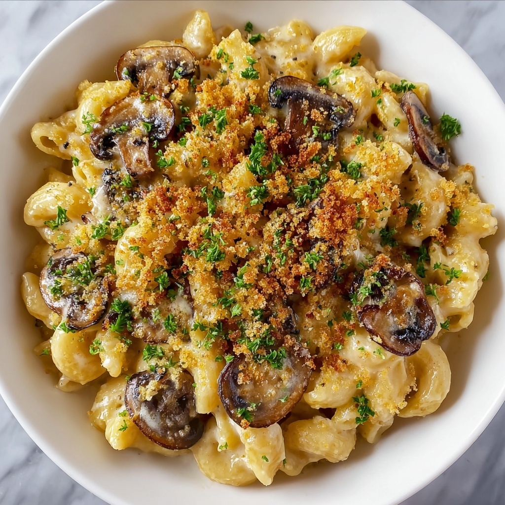 Balsamic Caramelized Onion Mushroom Mac ‘n’ Cheese Recipe - Recipe Image