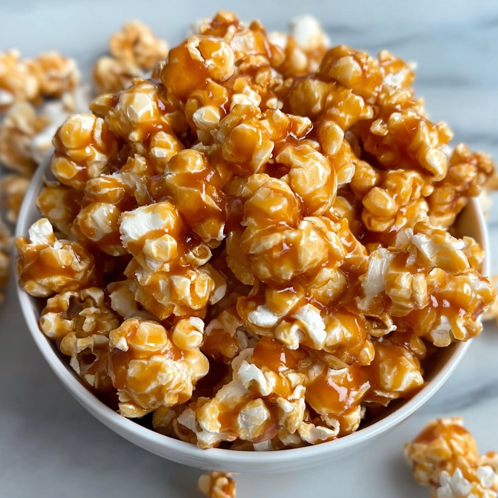 Buttery Sweet Baked Caramel Popcorn Recipe - Recipe Image