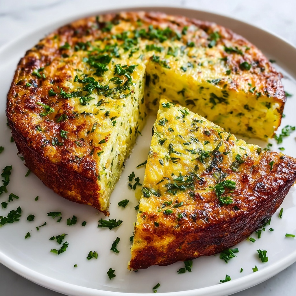 Cheesy Baked Zucchini Slice Recipe - Recipe Image