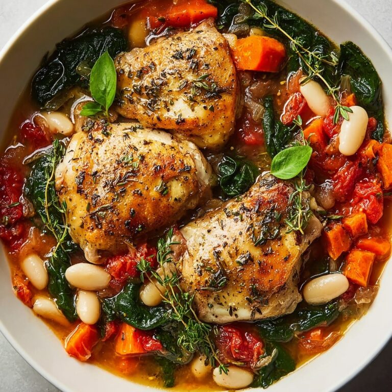 Tuscan Slow Cooker Chicken Stew Recipe