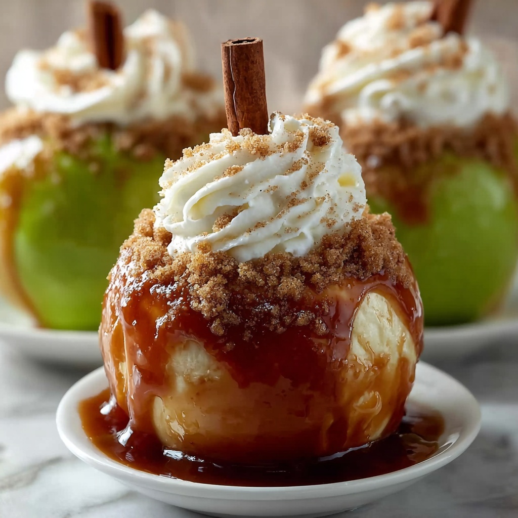 Cheesecake Stuffed Baked Apples Recipe - Recipe Image