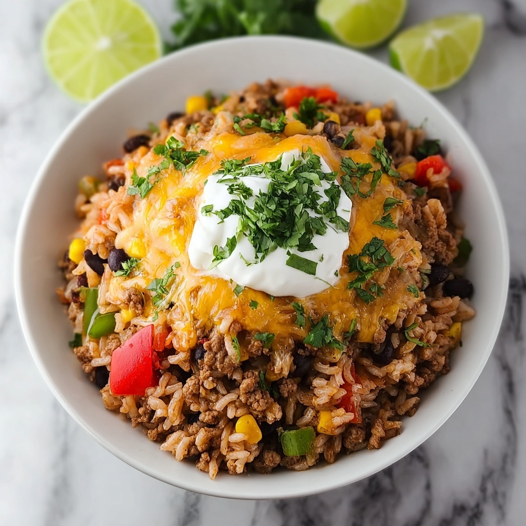 Spicy Mexican Grilled Taco Rice Recipe - Recipe Image
