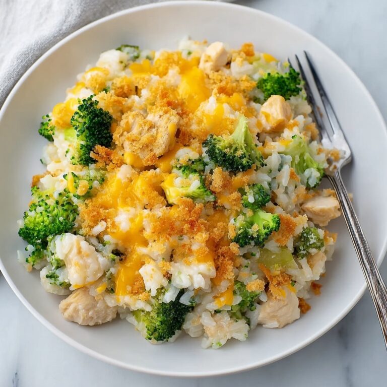 Broccoli Cheddar Chicken and Rice Casserole Recipe