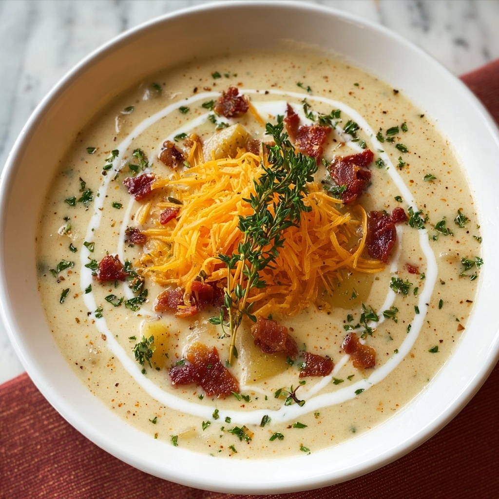 Creamy Rustic Potato Soup Recipe - Recipe Image