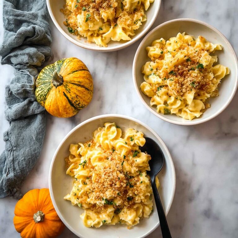 Butternut Squash Pasta with Sage and Toasted Panko Recipe