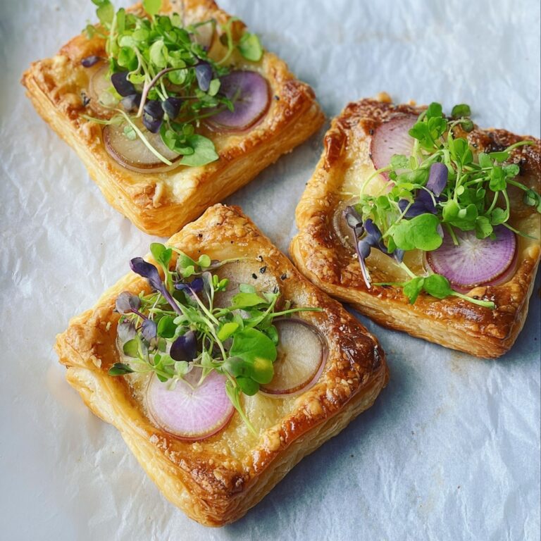Radish Puff Appetizer Recipe