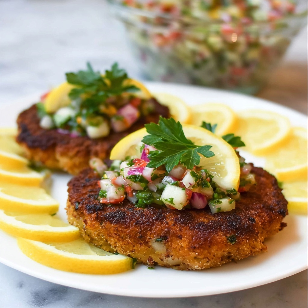 Parmesan Chicken with Cucumber Salsa Recipe - Recipe Image