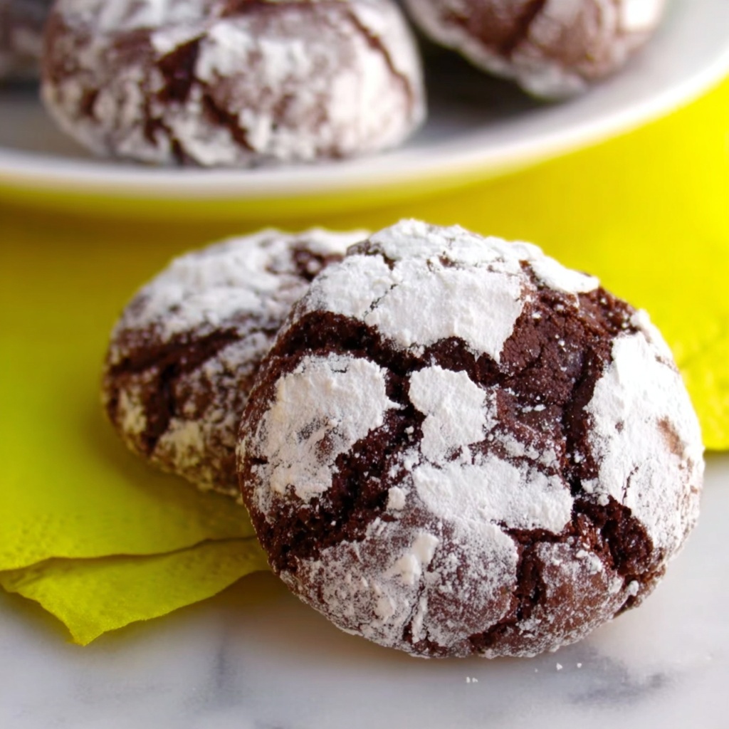 Deep Dark Chocolate Cookies {Gluten Free!} Recipe - Recipe Image