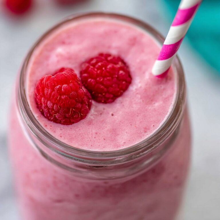 Raspberry Peanut Butter Smoothie Recipe