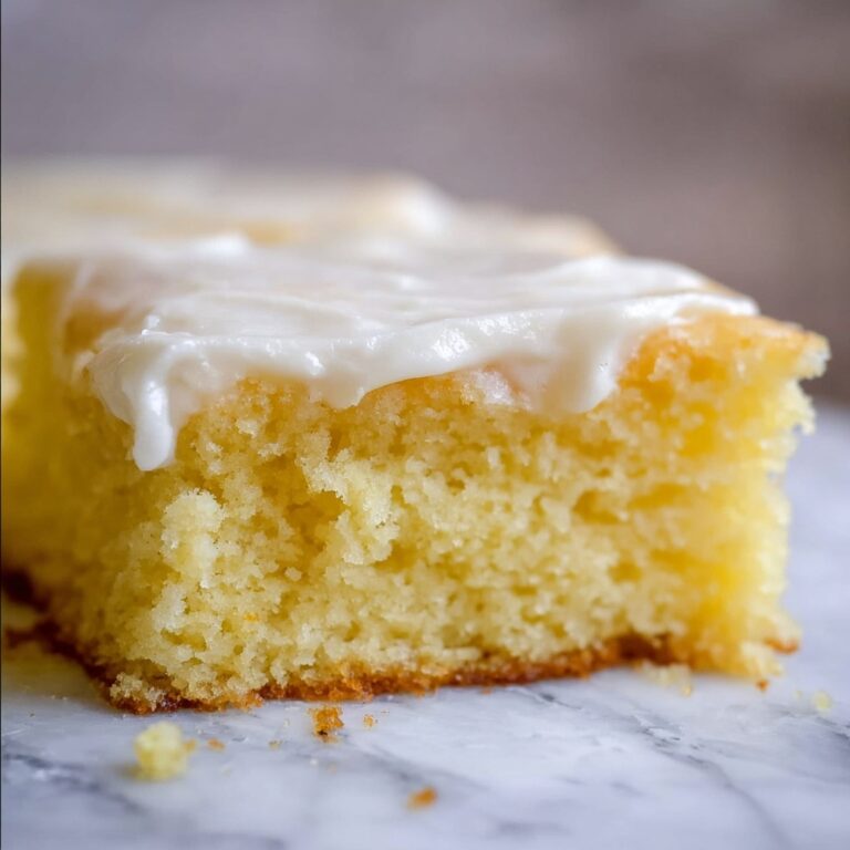 White Texas Sheet Cake with Vanilla Sour Cream Frosting Recipe