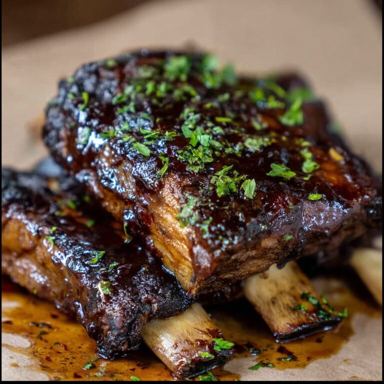 Crockpot Pork Ribs with Honey Balsamic Glaze Recipe