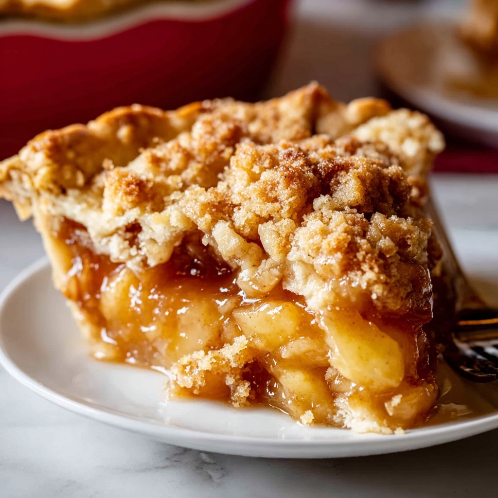 Dutch Apple Crumble Pie Recipe - Recipe Image