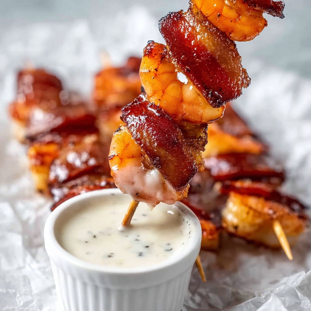 Easy Bacon-Wrapped Shrimp Appetizer Recipe - Recipe Image