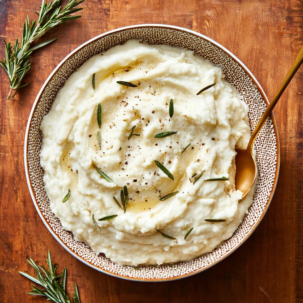 Garlic Mashed Cauliflower Recipe - Recipe Image