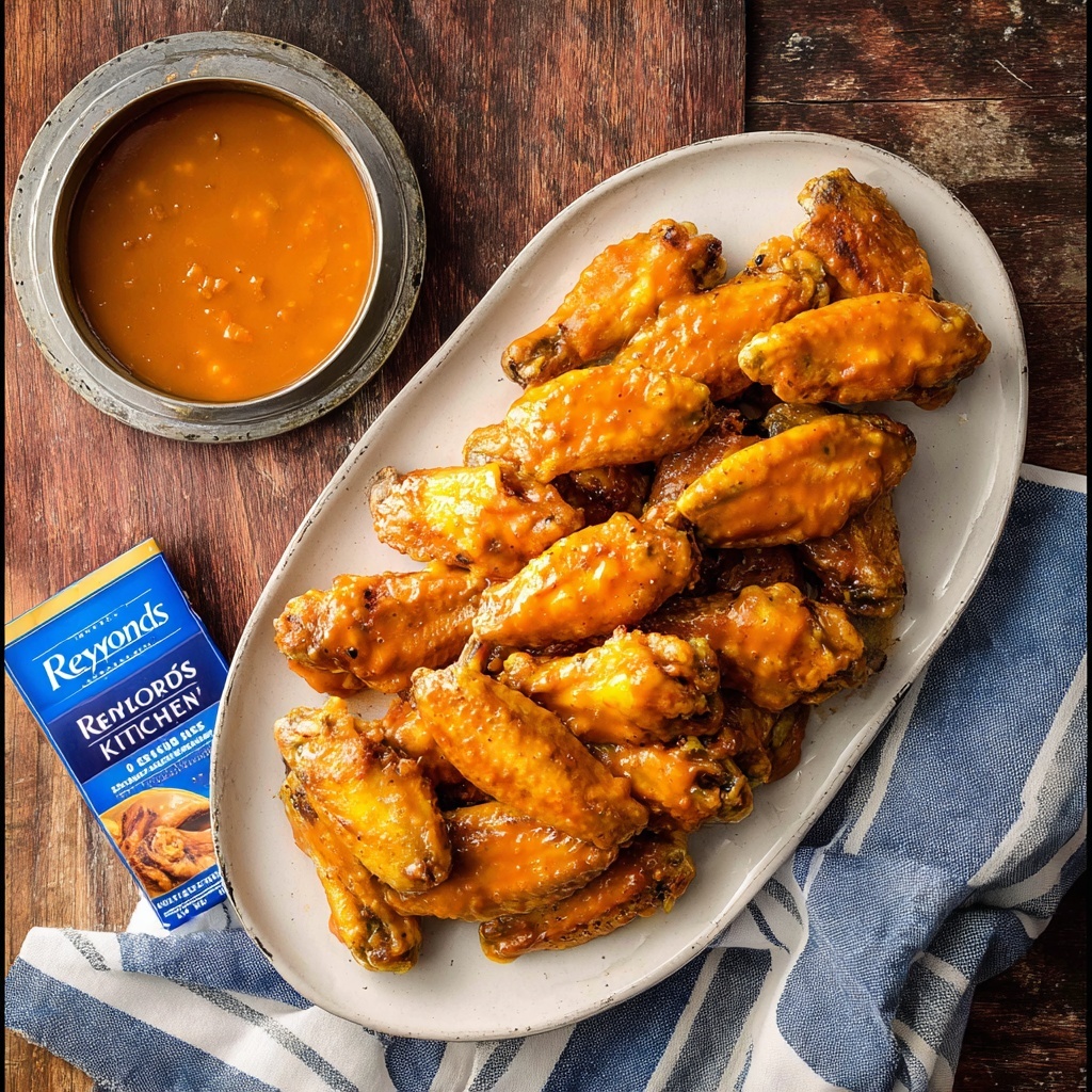 Crockpot Honey BBQ Chicken Wings Recipe - Recipe Image