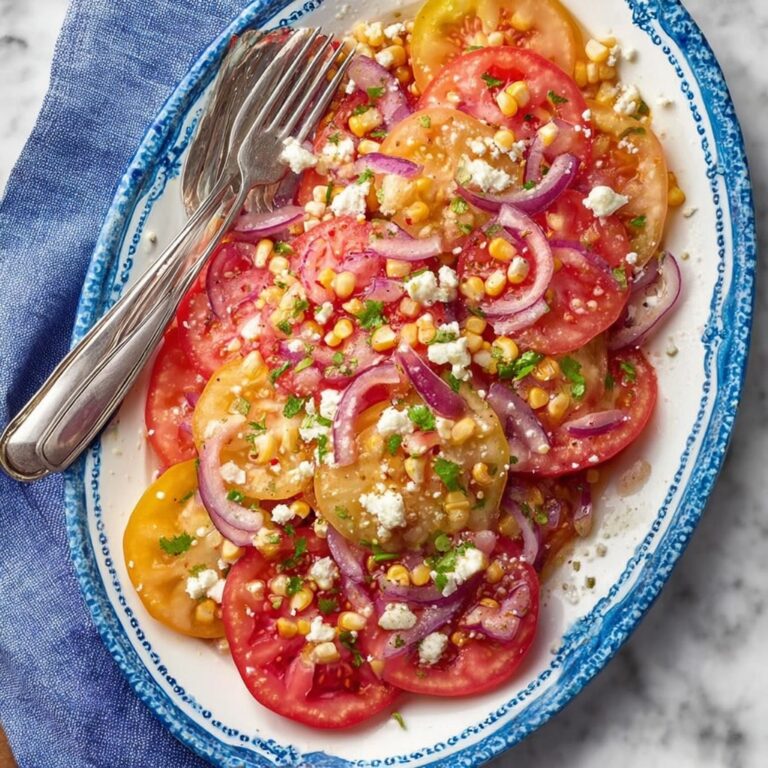 Corn Salad with Peaches and Tomato Recipe