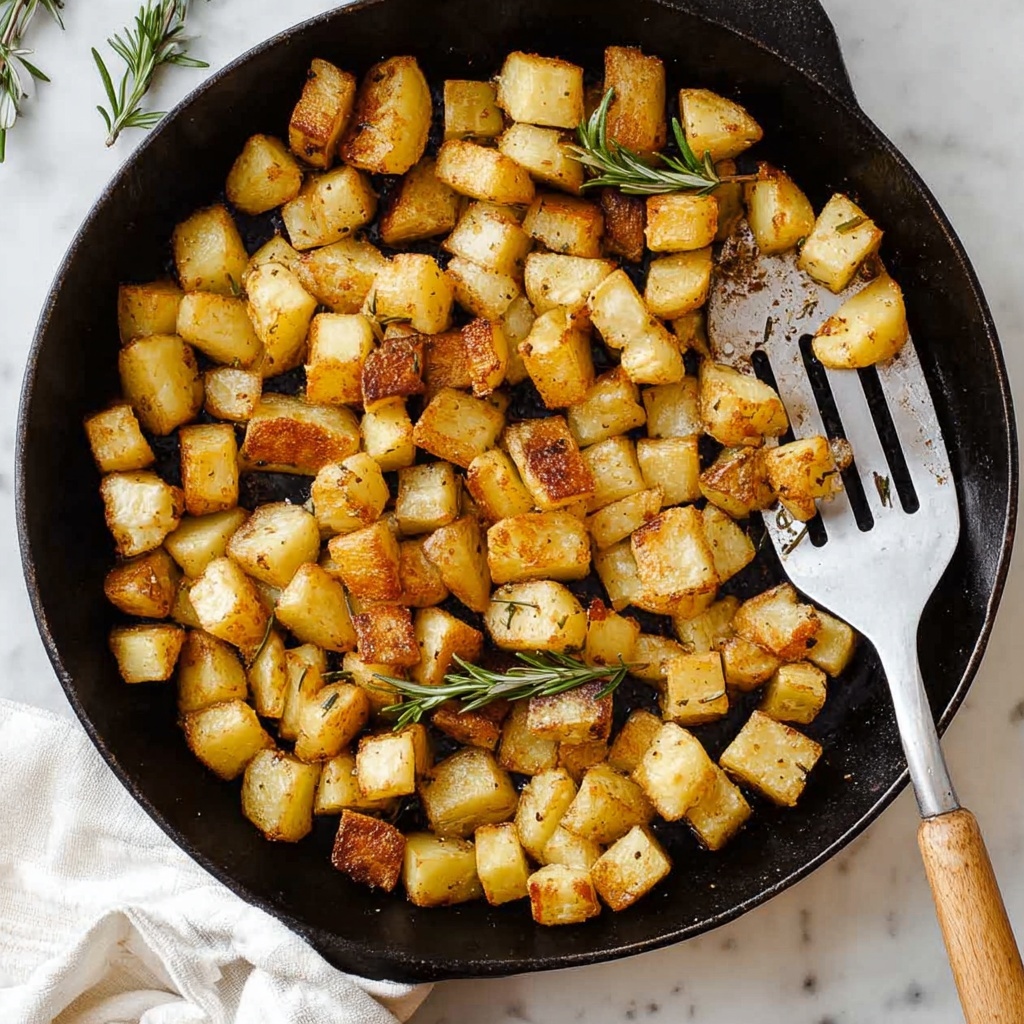 Crispy Garlic Herb Breakfast Potatoes Recipe - Recipe Image
