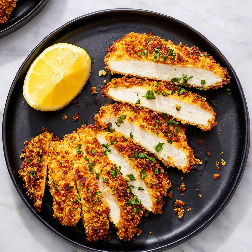 Crispy Baked Panko Chicken Recipe - Recipe Image