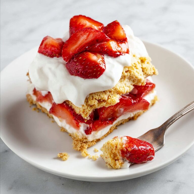 Strawberry Shortcake with Fresh Berries and Whipped Cream Recipe