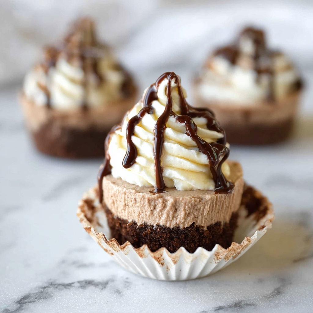 Mini No Bake Nutella Cheesecake Recipe - Recipe Image