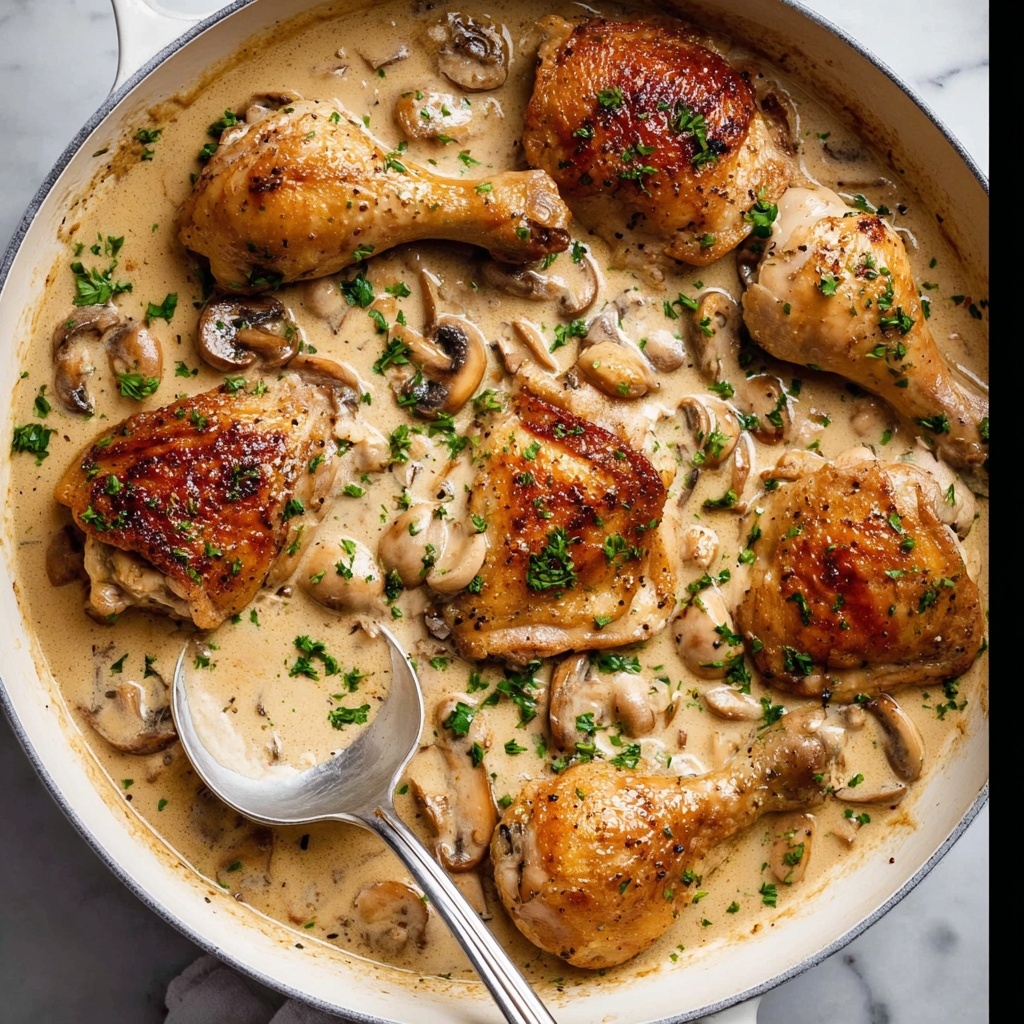 Chicken Fricassée (French Creamy Chicken Stew) Recipe - Recipe Image
