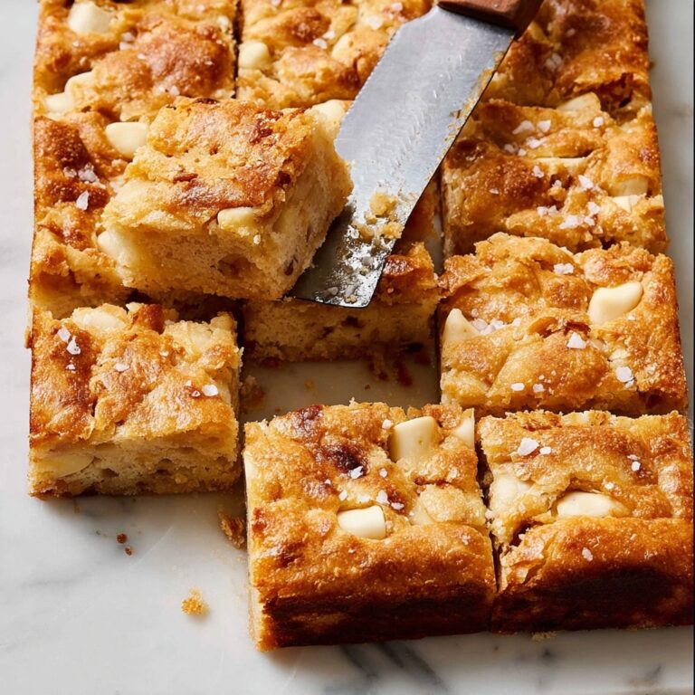 Brown Butter White Chocolate Walnut Blondies Recipe