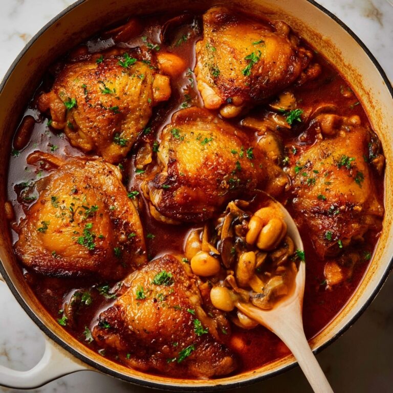 Chicken Tagine with Apricots, Chickpeas, and Spiced Tomato Sauce Recipe