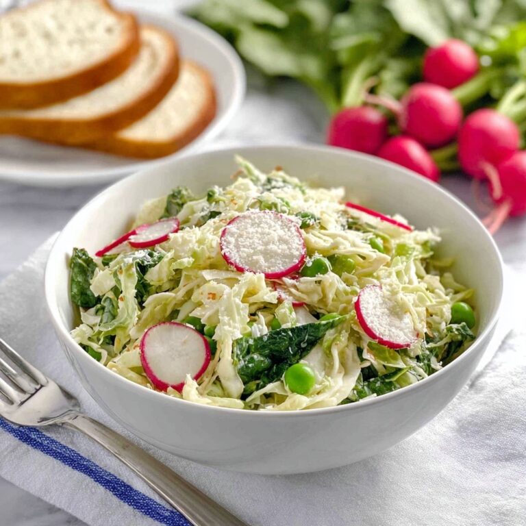 Pea, Cabbage, Parmesan and Mint Salad Recipe