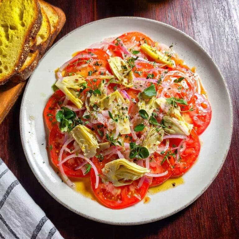 Tomato and Artichoke Salad with Capers Recipe