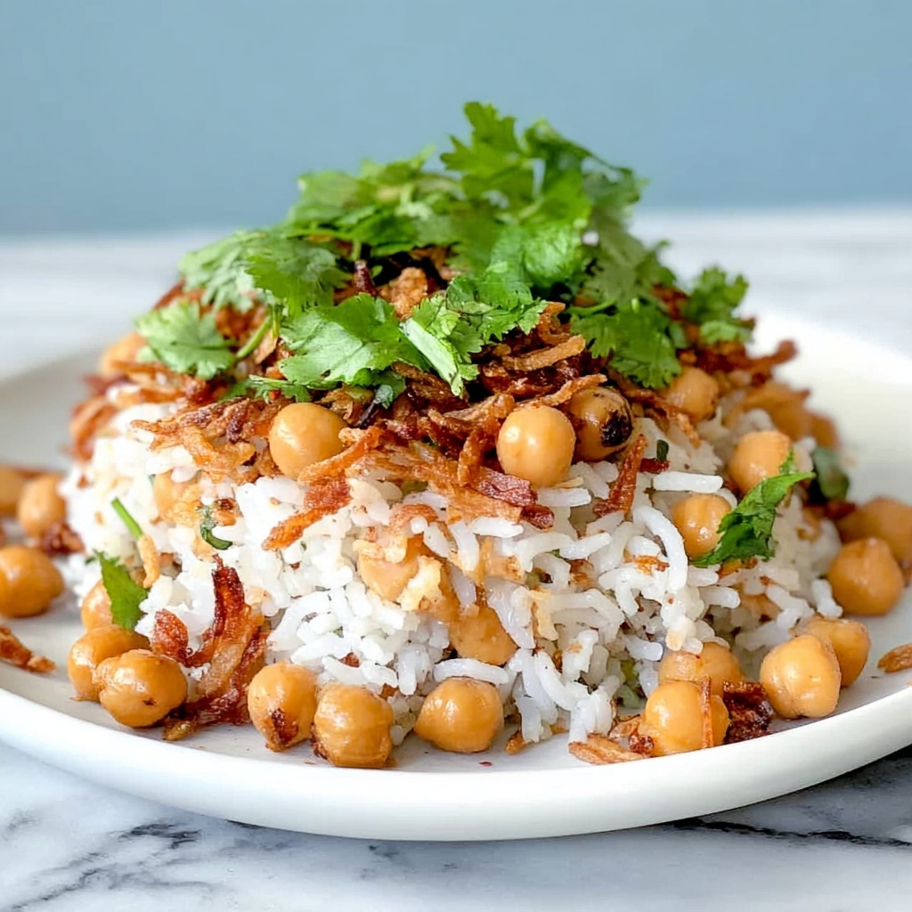 Fragrant Chickpea Rice Pilaf Recipe - Recipe Image
