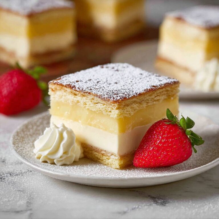 Magic Three Layer Custard Cake (From One Batter) Recipe